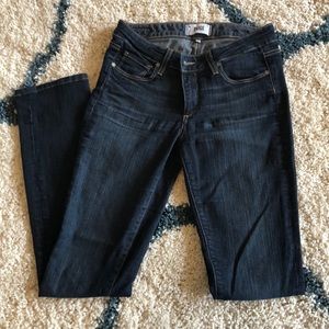 Paige Skyline Straight jean size 27